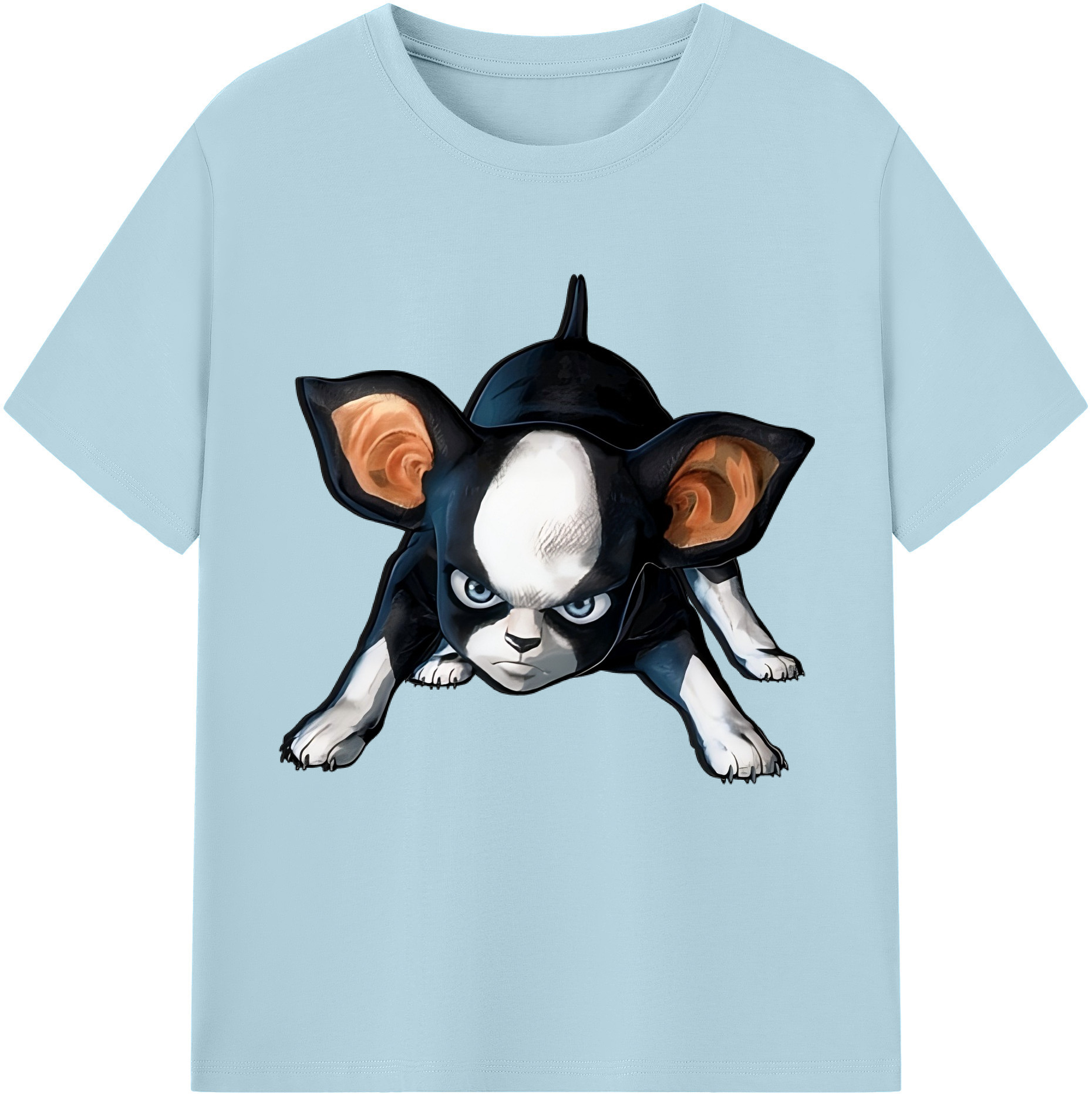 （画像用） ジョジョの奇妙な冒険 イギー JoJo's Bizarre Adventure Iggy 綿100％半袖Tシャツ（フロントプリント）